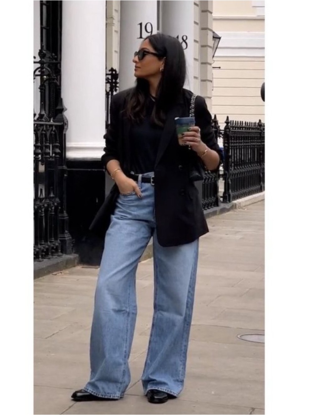 Madewell Light Blue High-Rise Wide Leg Jeans